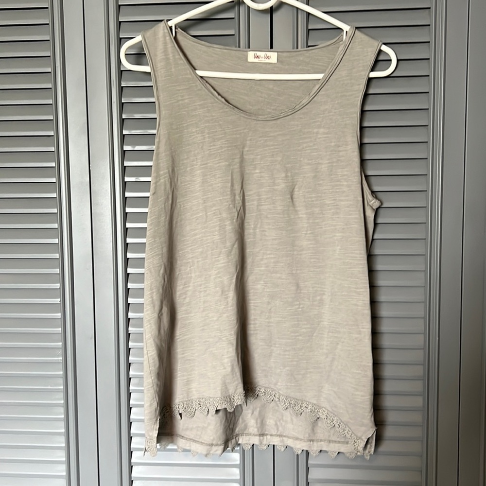 Uno : Gray Tank - Large